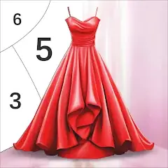 Gown Color - Color by Number